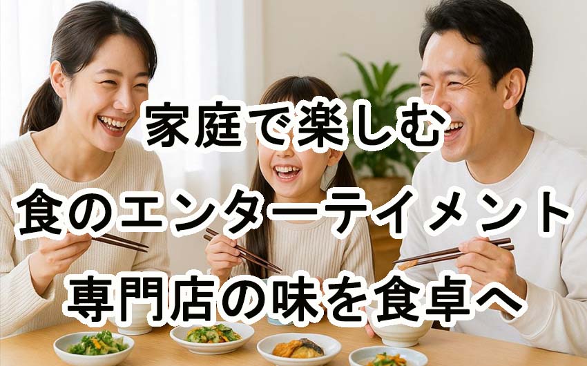 家庭で楽しむ食のエンターテイメント - 専門店の味を食卓へ